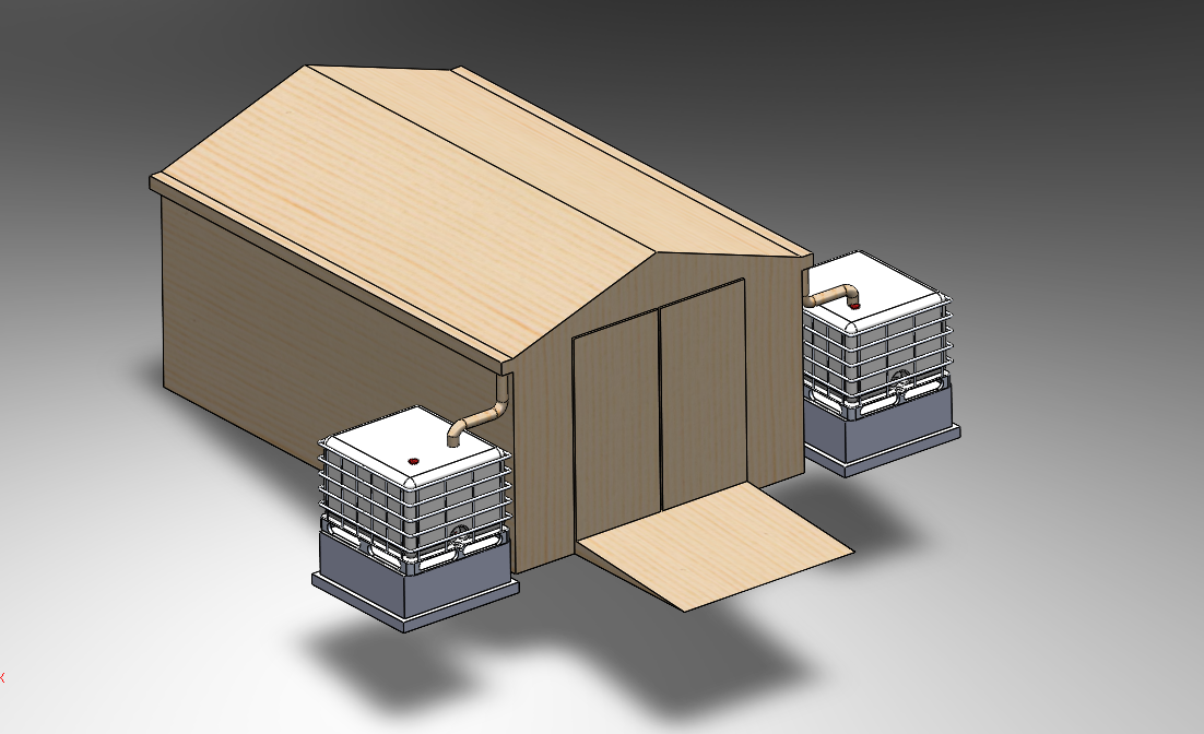 Full water catchment system assembly (SolidWorks) — UMN