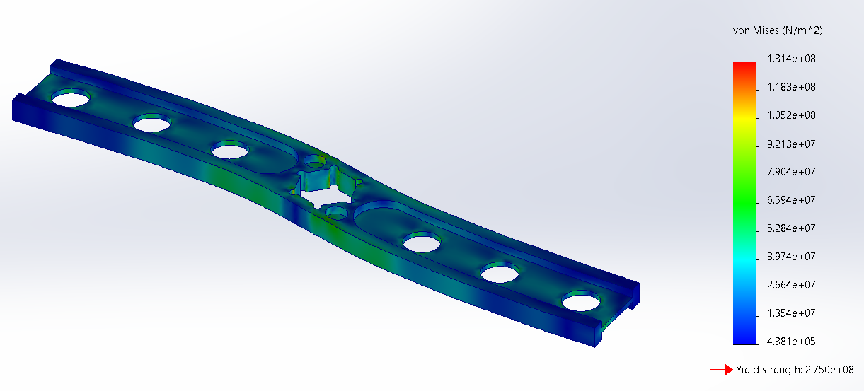 v1 FEA analysis (SolidWorks)