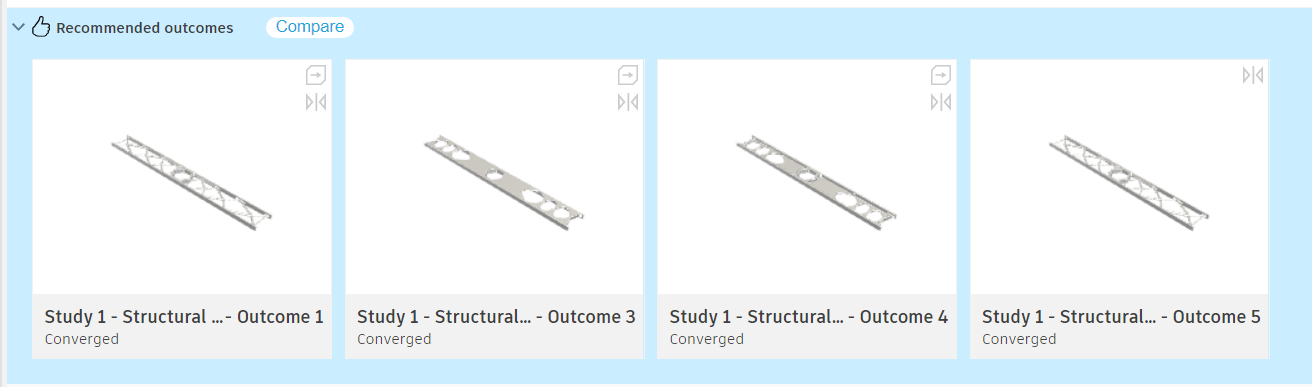Generative design outcome